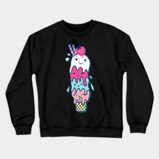 Cartoon ice cream Crewneck Sweatshirt